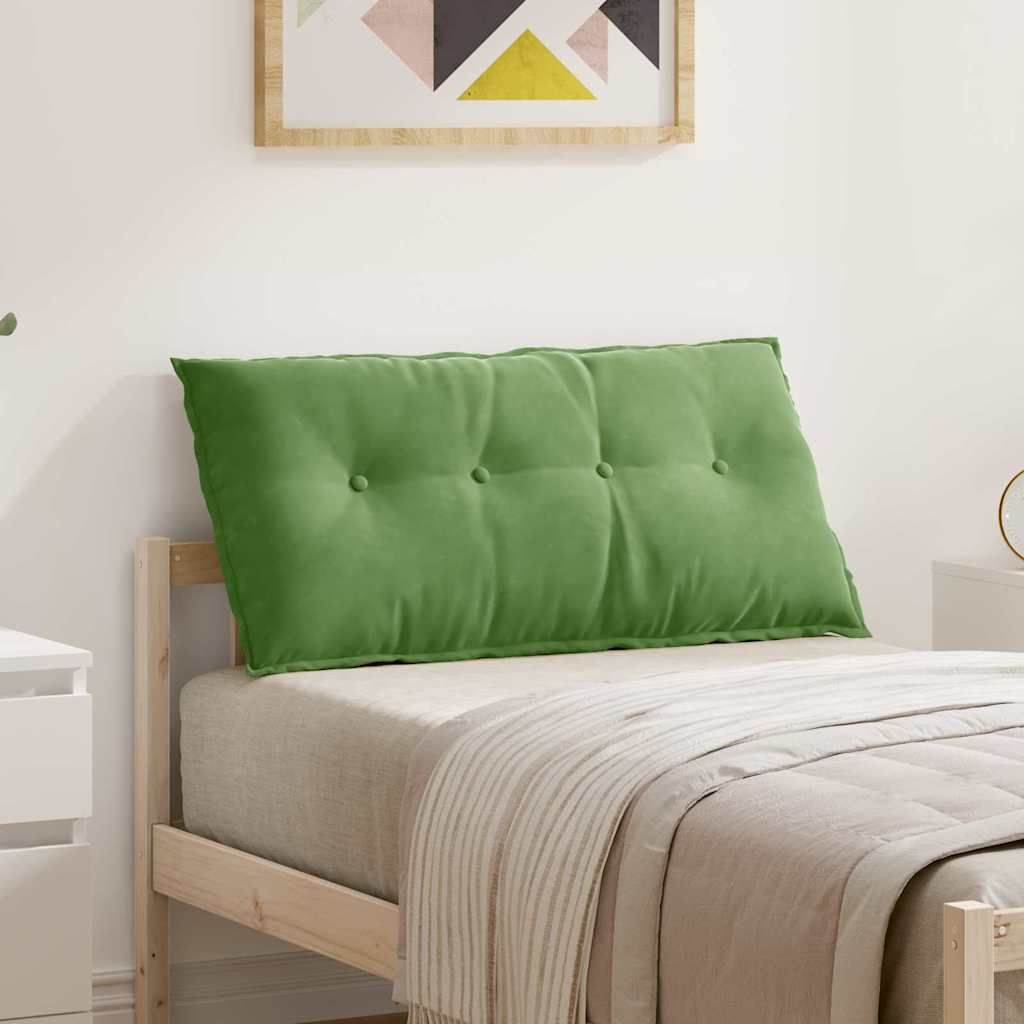 Vidaxx coussin de dossier vert clair 100 x 50 cm tissu corde