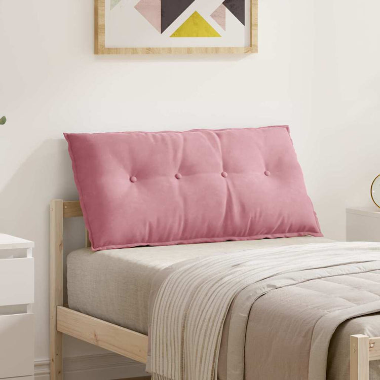 Vidaxx coussin de dossier rose 100 x 50 cm tissu corde