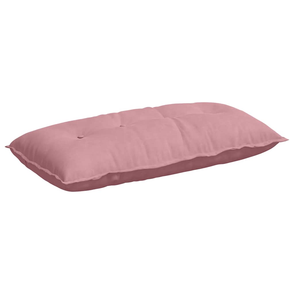Vidaxx coussin de dossier rose 100 x 50 cm tissu corde