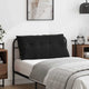 Vidaxx coussin de dossier noir 100 x 50 cm tissu corde