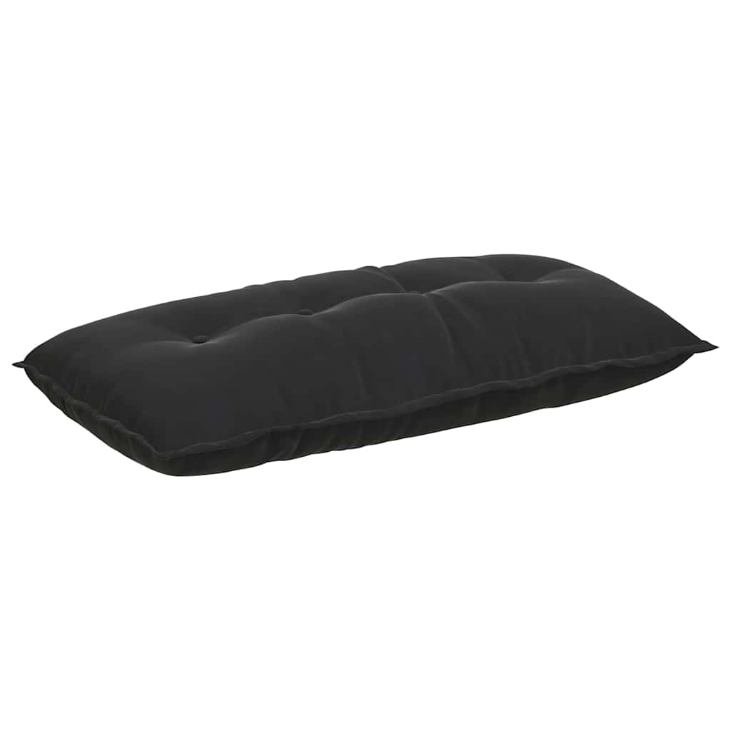 Vidaxx coussin de dossier noir 100 x 50 cm tissu corde