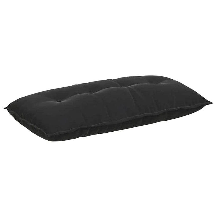 Vidaxx coussin de dossier noir 100 x 50 cm tissu corde