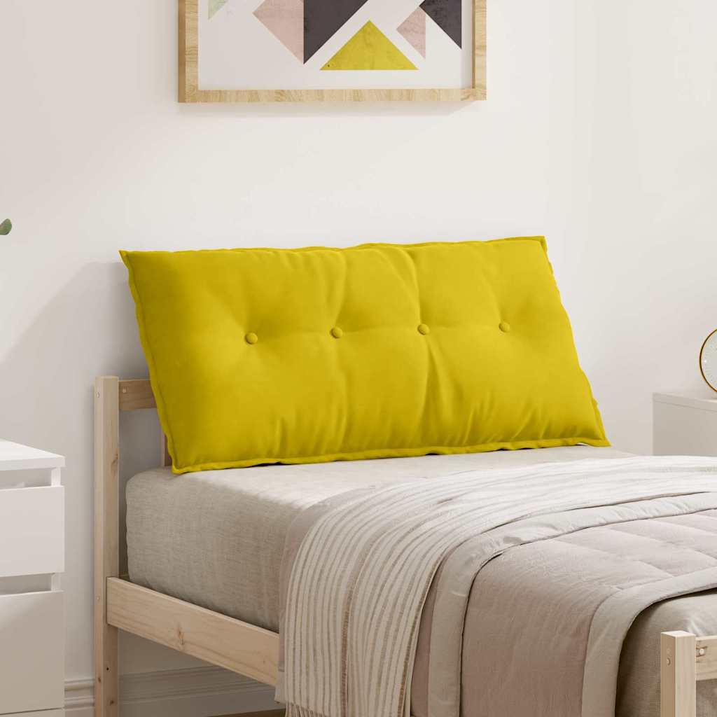 Vidaxx coussin de dossier jaune 100 x 50 cm tissu corde