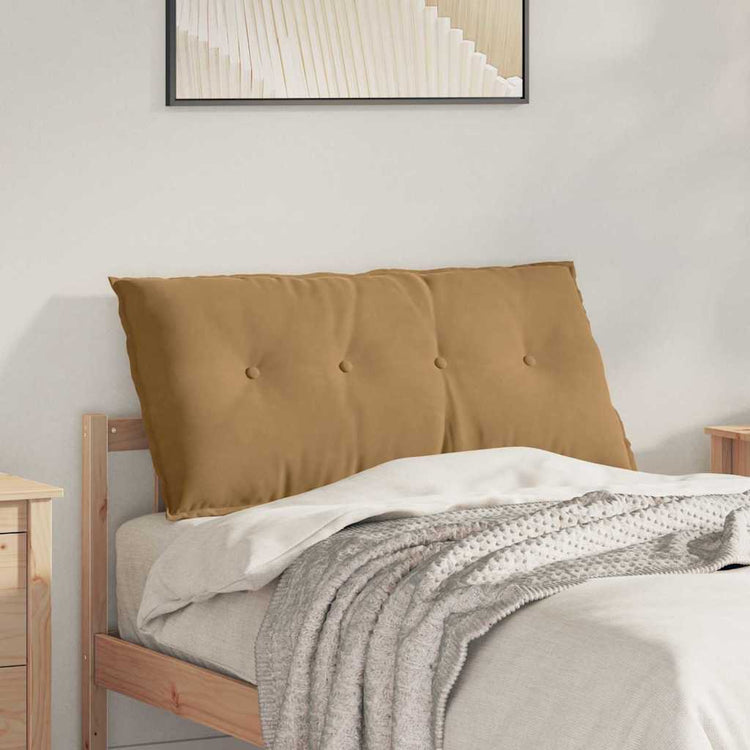 Vidaxx coussin de dossier marron 100 x 50 cm tissu corde