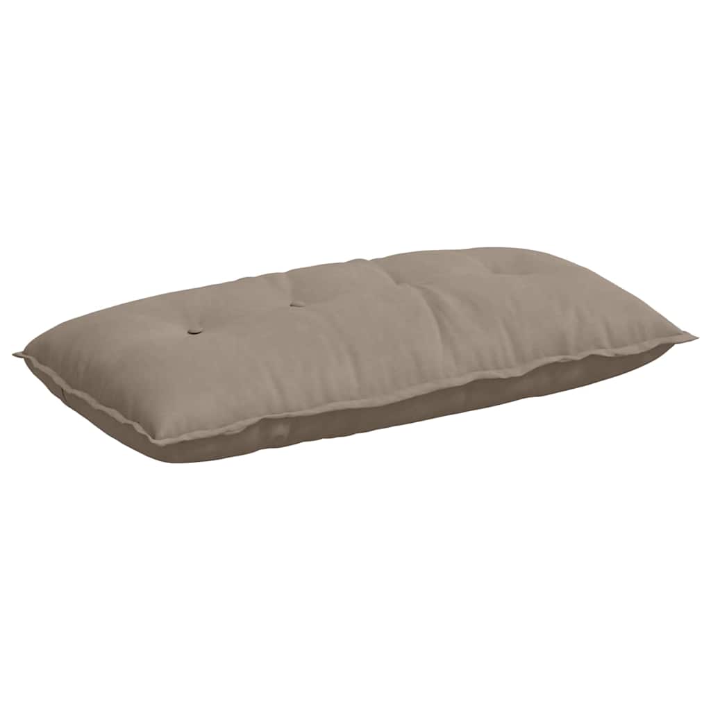 Vidaxx coussin de dossier taupe 100 x 50 cm tissu microfibre
