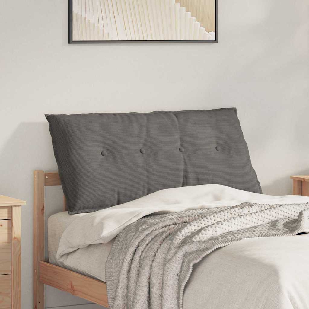 Vidaxx coussin de dossier gris clair 100 x 50 cm tissu corde