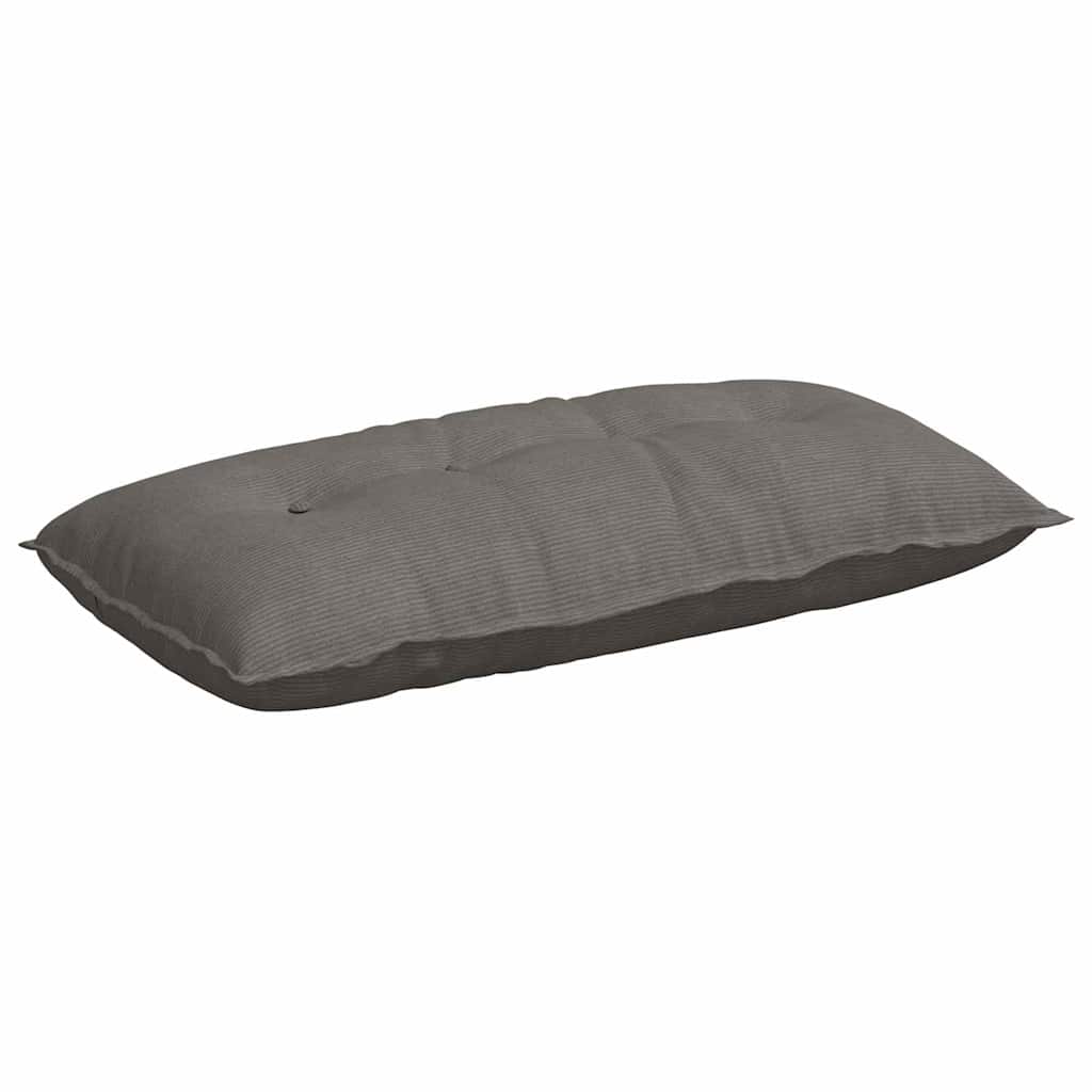 Vidaxx coussin de dossier gris clair 100 x 50 cm tissu corde