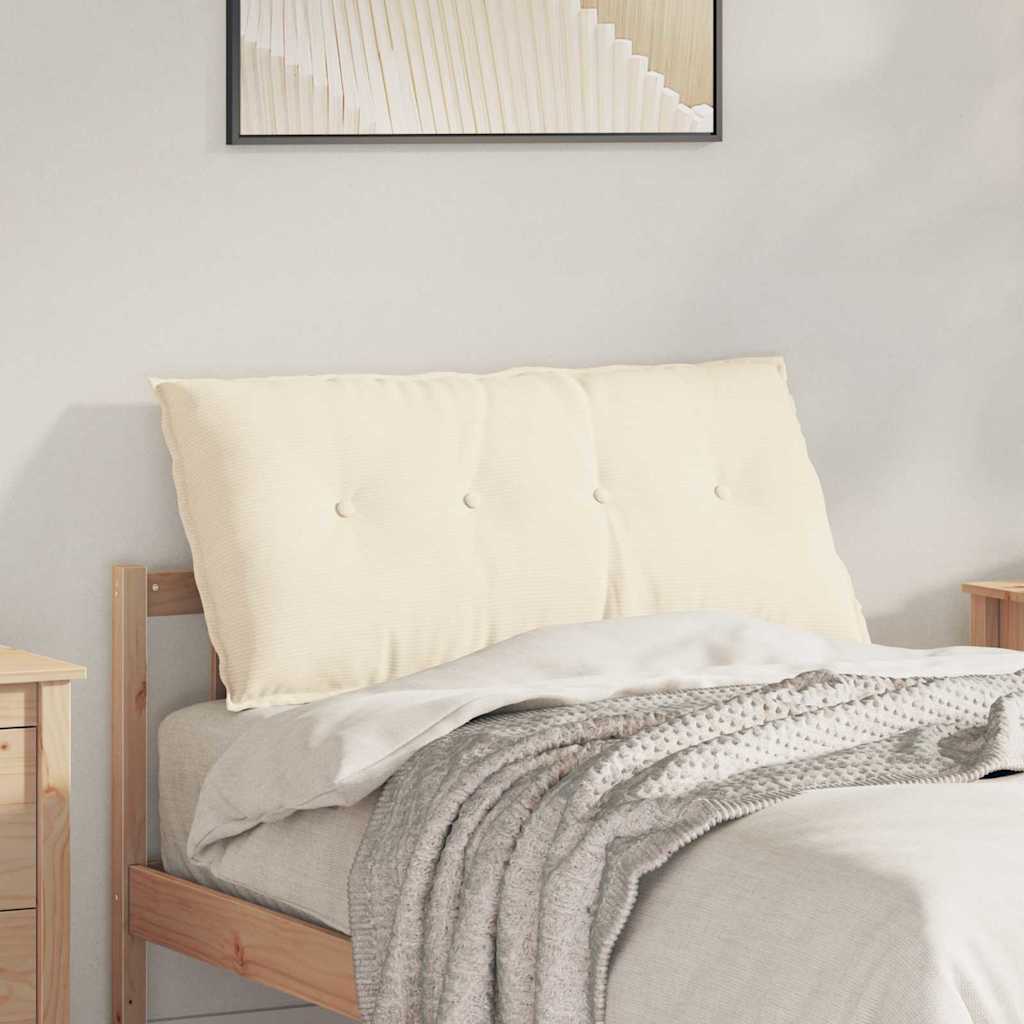 Vidaxx coussin de dossier crème 100 x 50 cm tissu corde