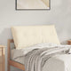Vidaxx coussin de dossier crème 100 x 50 cm tissu corde