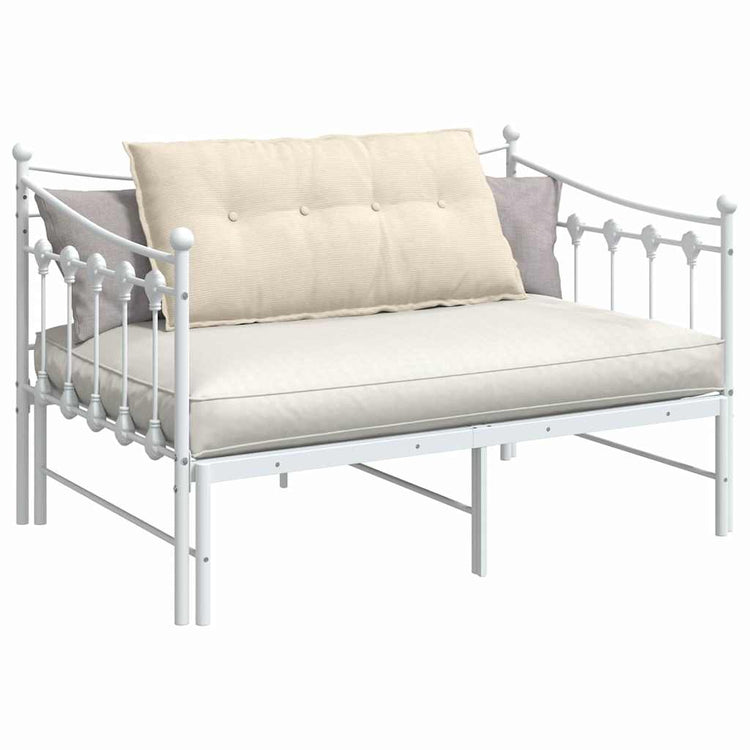Vidaxx coussin de dossier crème 100 x 50 cm tissu corde