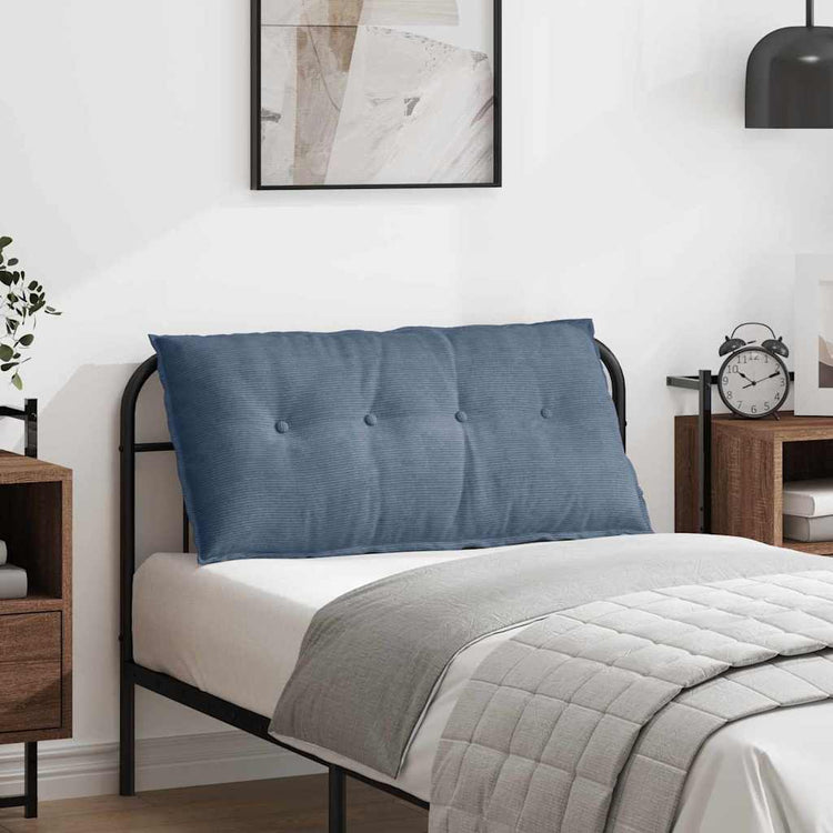 Vidaxx coussin de dossier bleu 100 x 50 cm tissu corde