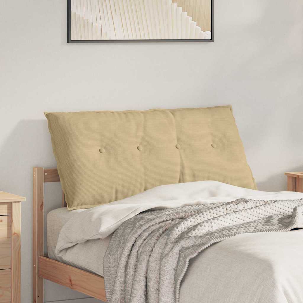 Vidaxx coussin de dossier gris vert 100 x 50 cm tissu corde