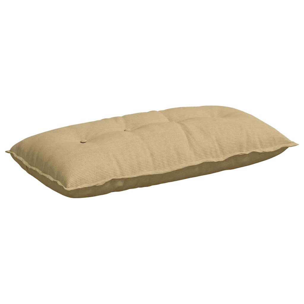 Vidaxx coussin de dossier gris vert 100 x 50 cm tissu corde