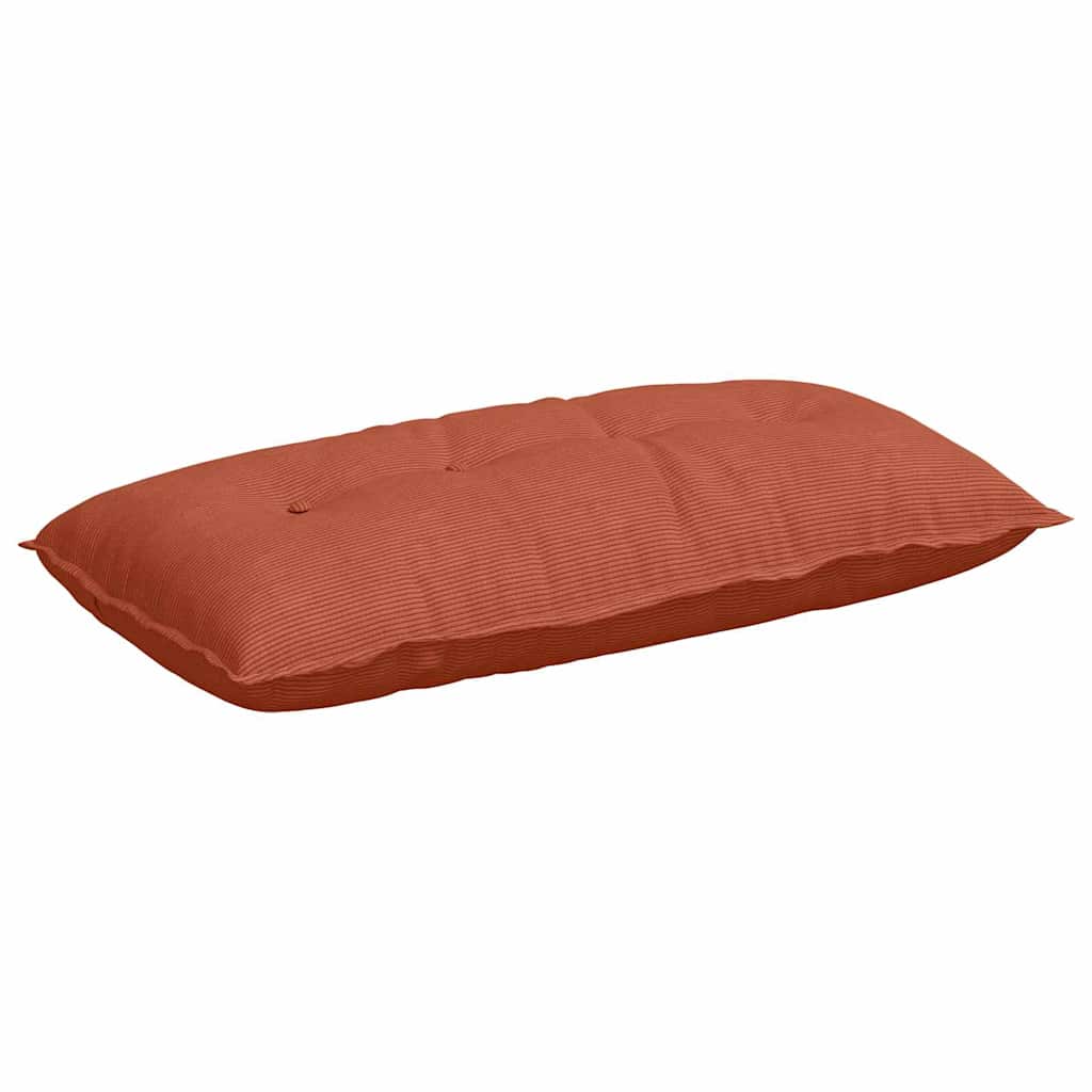 Vidaxx coussin de dossier rouge-orange 100 x 50 cm tissu corde