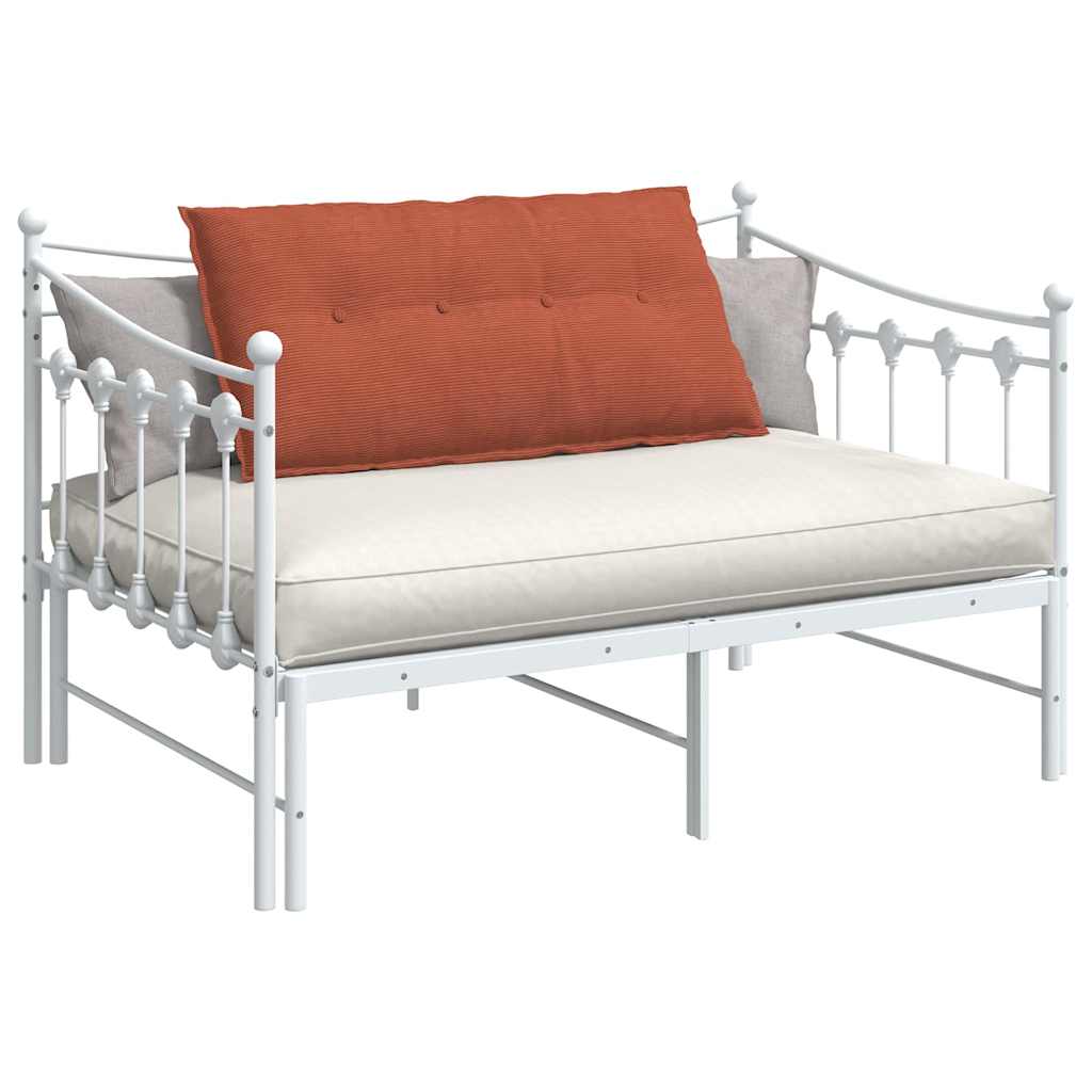 Vidaxx coussin de dossier rouge-orange 100 x 50 cm tissu corde
