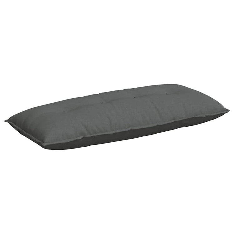 Vidaxx coussin de dossier gris foncé 120 x 19 x 50 cm tissu