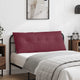 Vidaxx coussin de dossier rouge vin 120 x 19 x 50 cm tissu