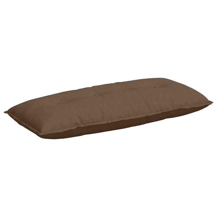 Vidaxx coussin de dossier marron 120 x 19 x 50 cm tissu