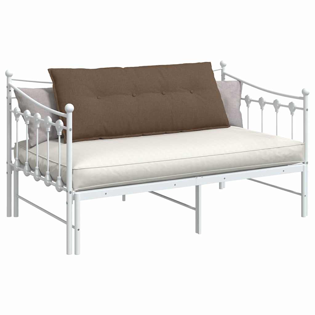 Vidaxx coussin de dossier marron 120 x 19 x 50 cm tissu
