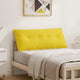 Vidaxx coussin de dossier jaune clair 120 x 19 x 50 cm tissu