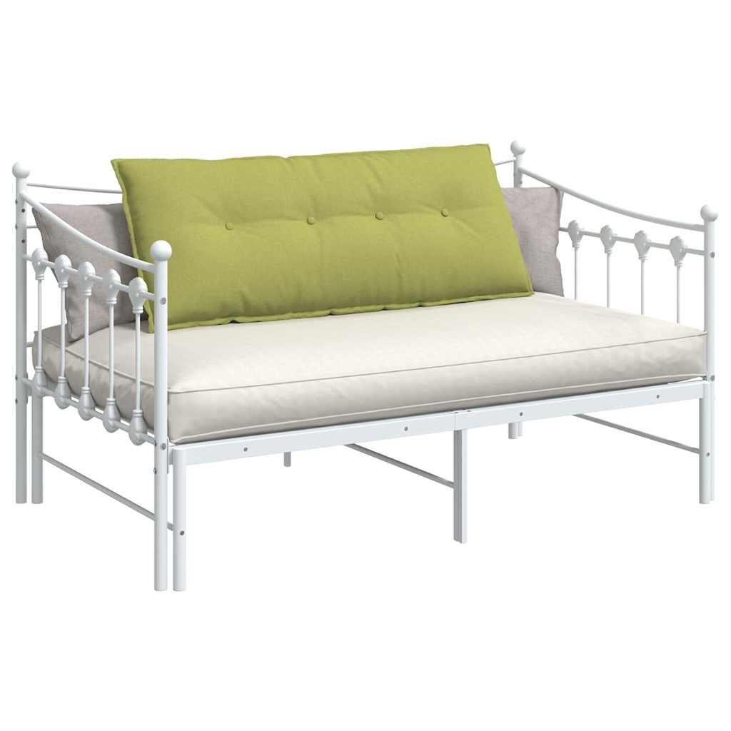 Vidaxx coussin de dossier vert clair 120 x 19 x 50 cm tissu