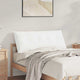 VidaXL coussin de dossier blanc 120 x 19 x 50 cm tissu