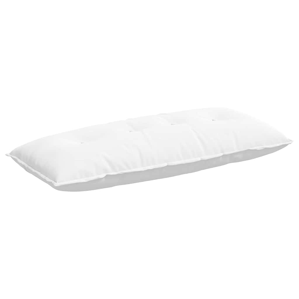 VidaXL coussin de dossier blanc 120 x 19 x 50 cm tissu