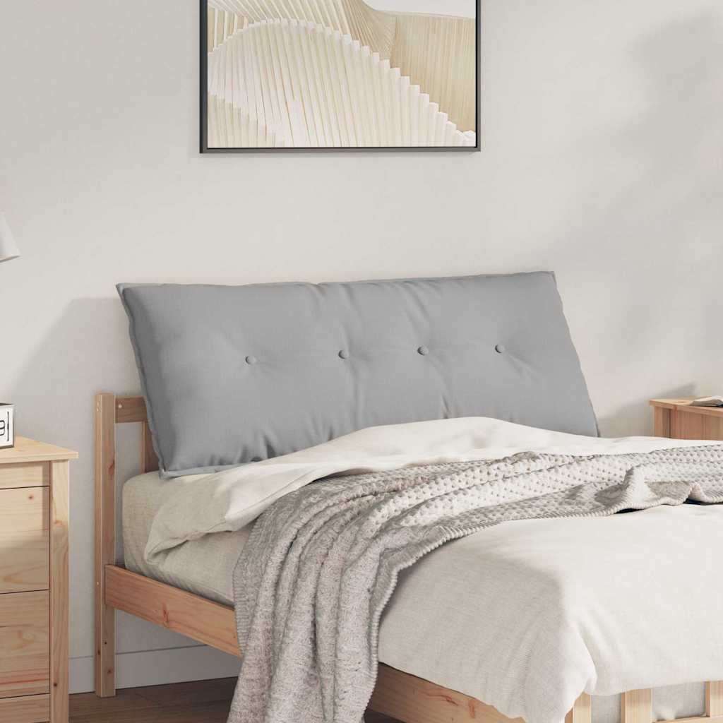 Vidaxx coussin de dossier gris nuage 120 x 19 x 50 cm tissu