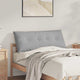 Vidaxx coussin de dossier gris nuage 120 x 19 x 50 cm tissu