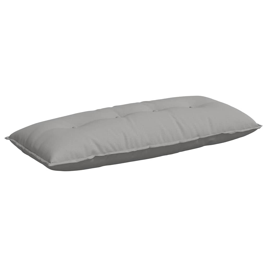 Vidaxx coussin de dossier gris nuage 120 x 19 x 50 cm tissu