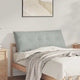 Vidaxx coussin de dossier gris clair 120 x 50 cm tissu corde