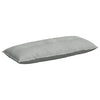 Vidaxx coussin de dossier gris clair 120 x 50 cm tissu corde