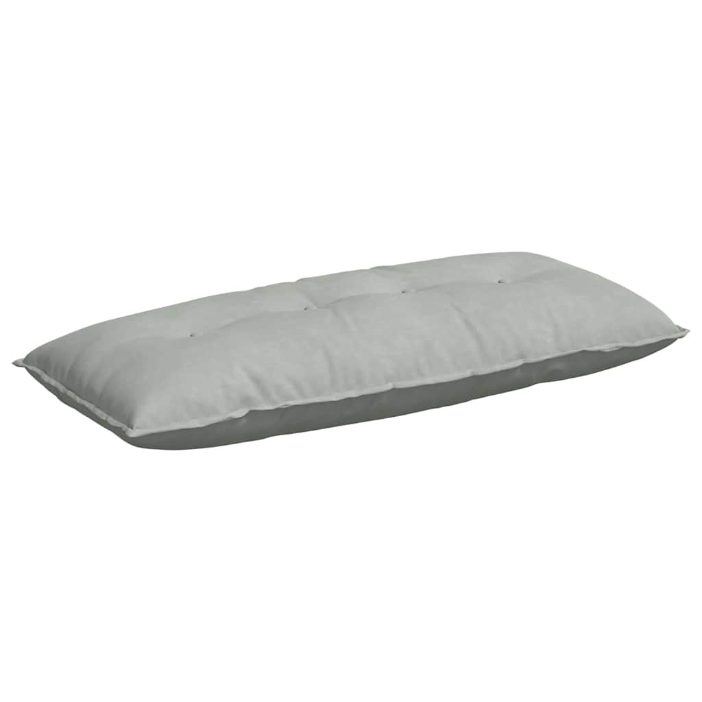 Vidaxx coussin de dossier gris clair 120 x 50 cm tissu corde