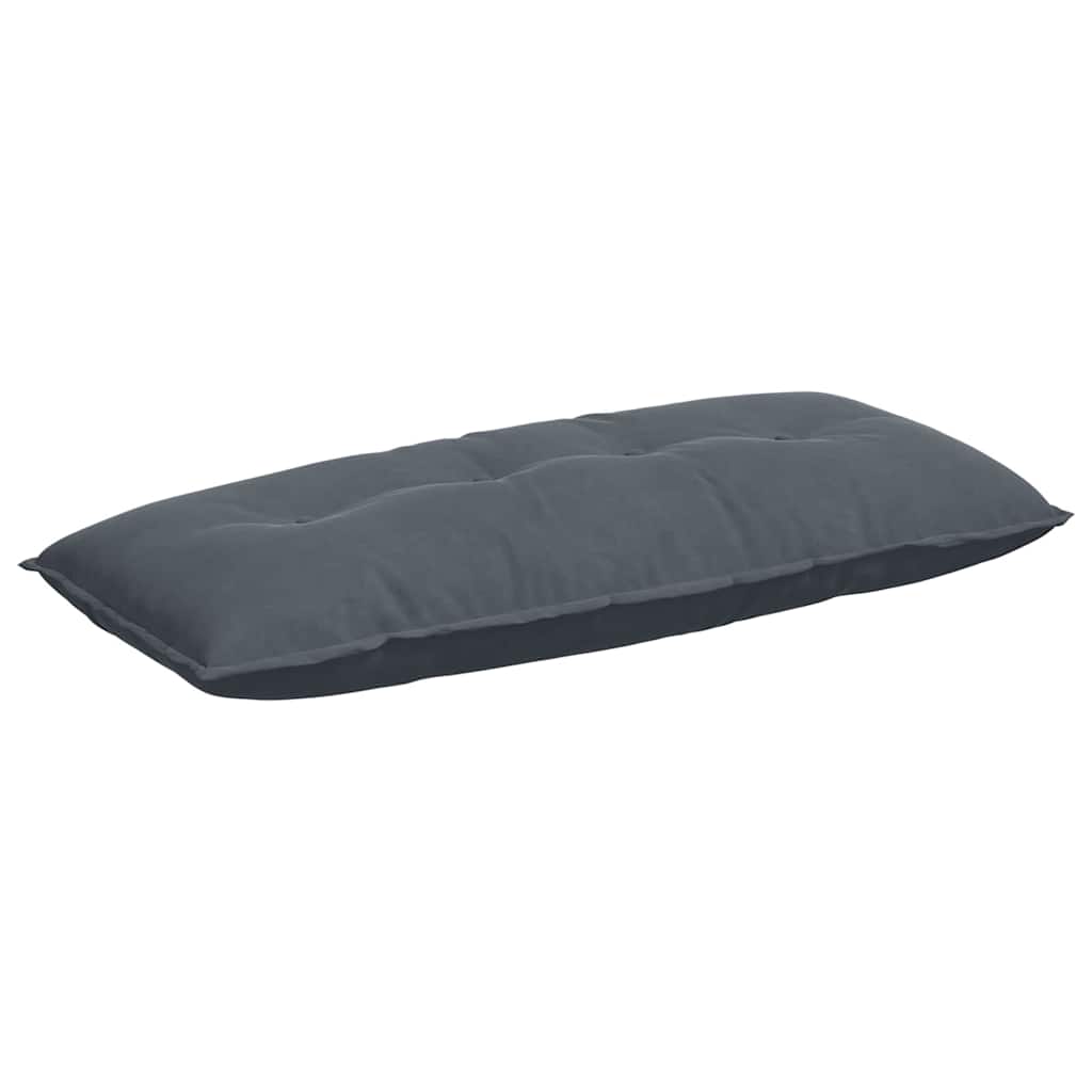 Vidaxx coussin de dossier gris foncé 120 x 50 cm tissu corde