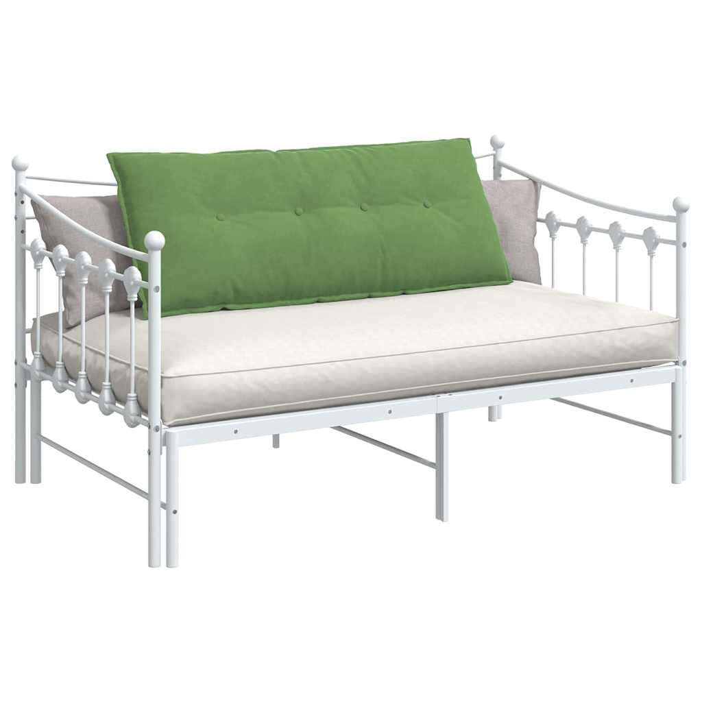 Vidaxx coussin de dossier vert clair 120 x 50 cm tissu corde