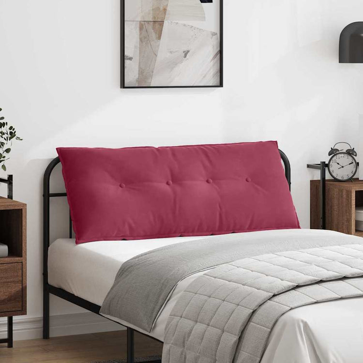 Vidaxx coussin de dossier rouge vin 120 x 50 cm tissu corde