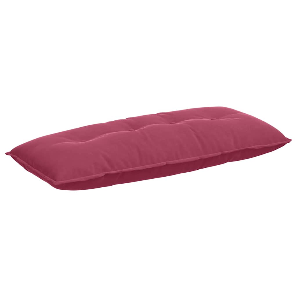 Vidaxx coussin de dossier rouge vin 120 x 50 cm tissu corde