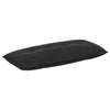 Vidaxx coussin de dossier noir 120 x 50 cm tissu corde