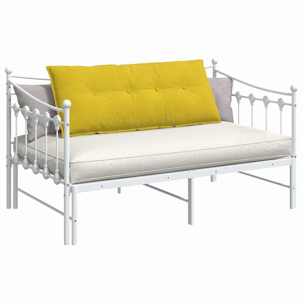 Vidaxx coussin de dossier jaune 120 x 50 cm tissu corde