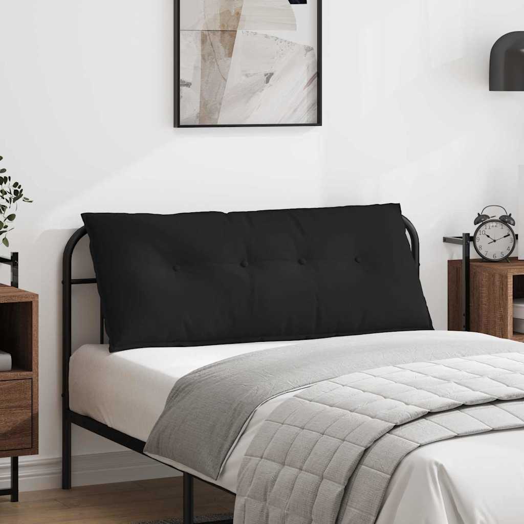 Vidaxx coussin de dossier noir 120 x 50 cm tissu microfibre