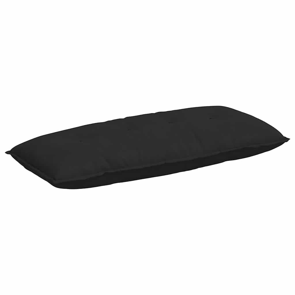 Vidaxx coussin de dossier noir 120 x 50 cm tissu microfibre