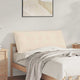 Vidaxx coussin de dossier beige 120 x 50 cm tissu microfibre
