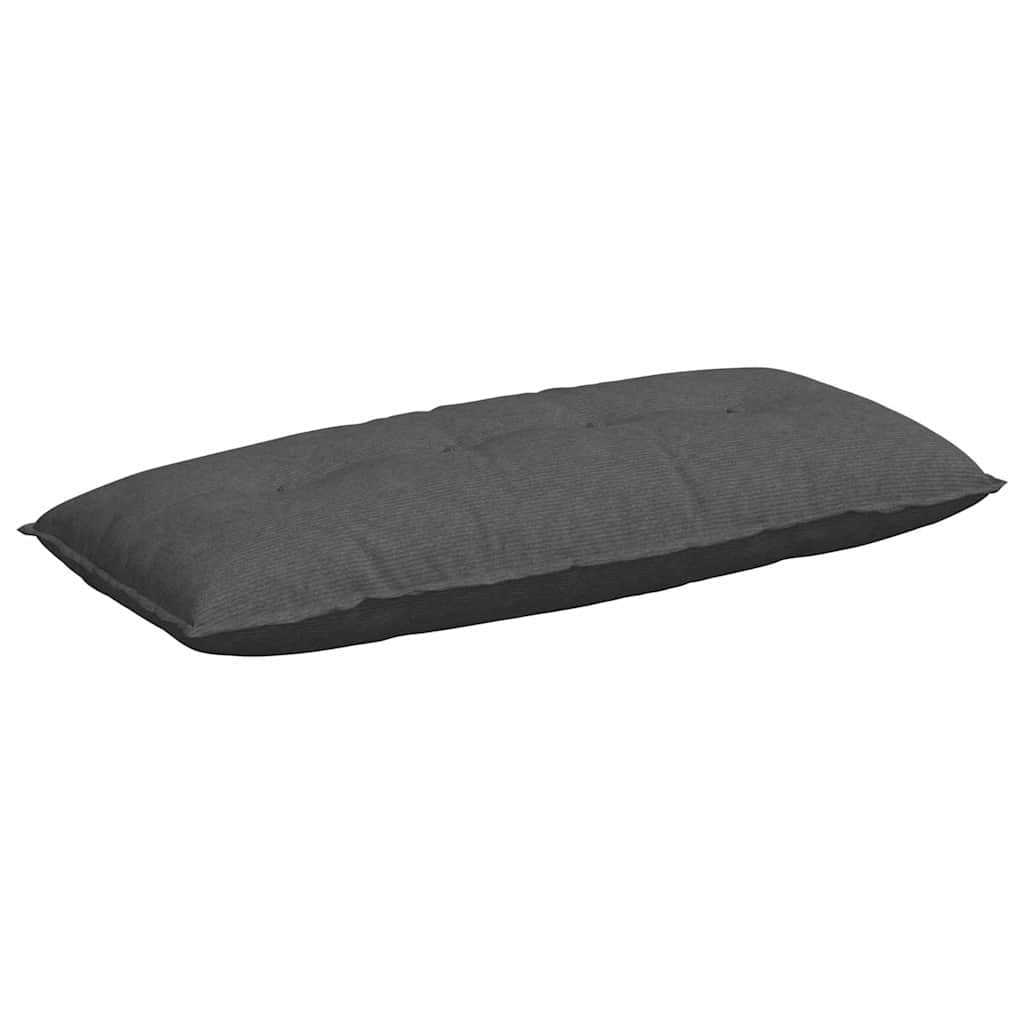 Vidaxx coussin de dossier gris foncé 120 x 50 cm tissu corde
