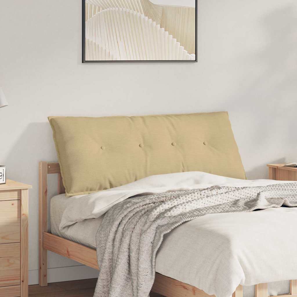 Vidaxx coussin de dossier gris vert 120 x 50 cm tissu corde