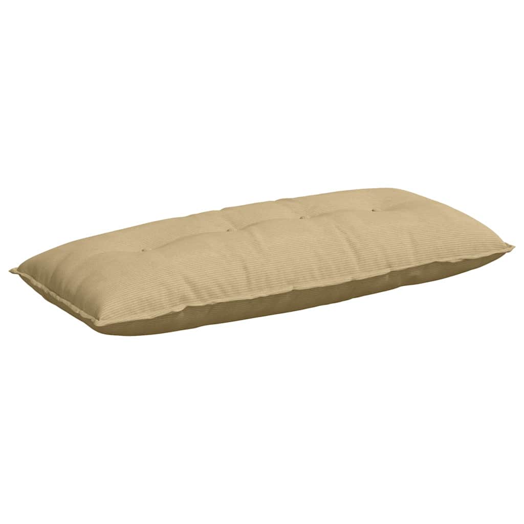 Vidaxx coussin de dossier gris vert 120 x 50 cm tissu corde