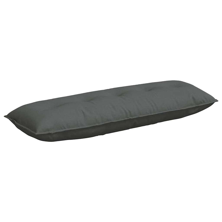 Vidaxx coussin de dossier gris foncé 140 x 19 x 50 cm tissu