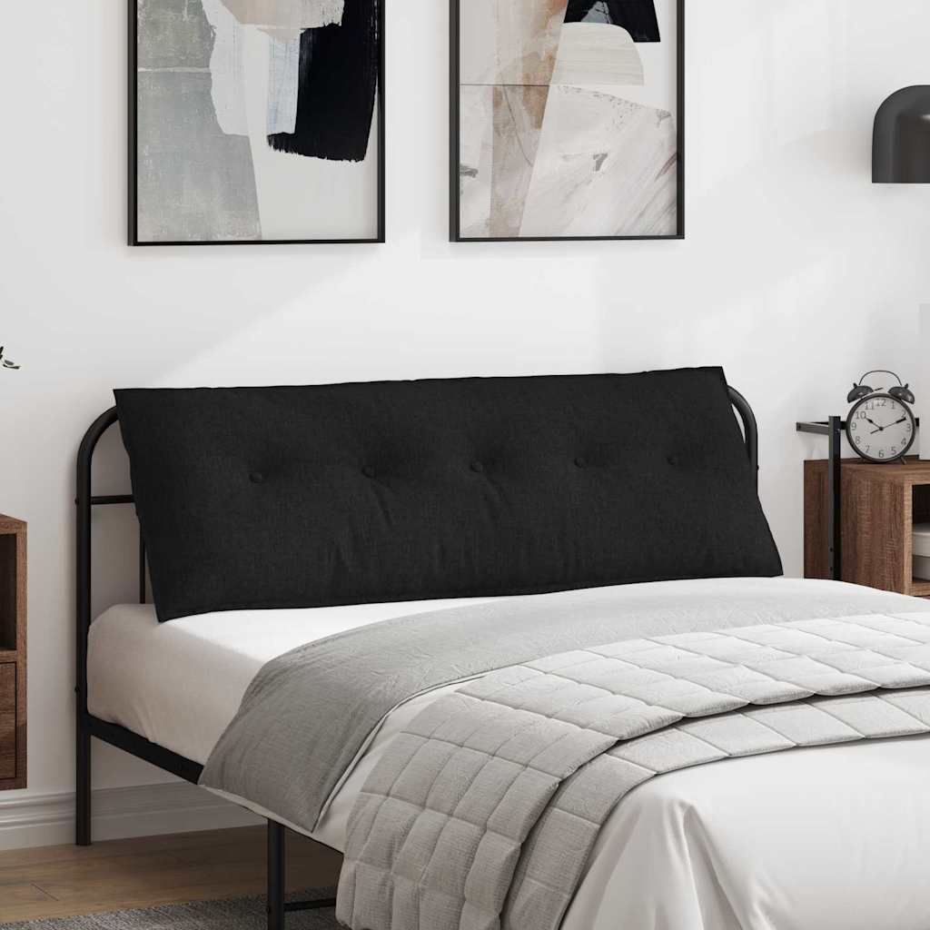 Vidaxx coussin de dossier noir 140 x 19 x 50 cm tissu