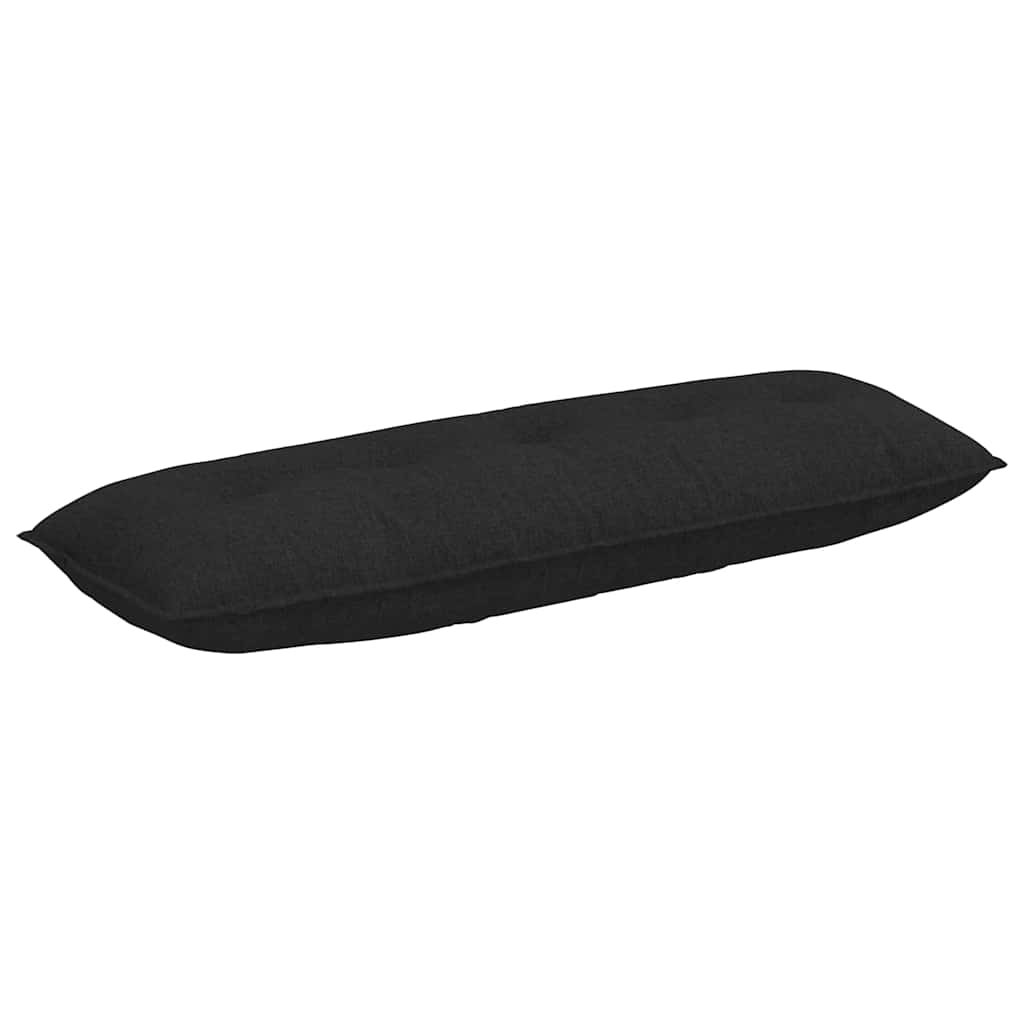Vidaxx coussin de dossier noir 140 x 19 x 50 cm tissu