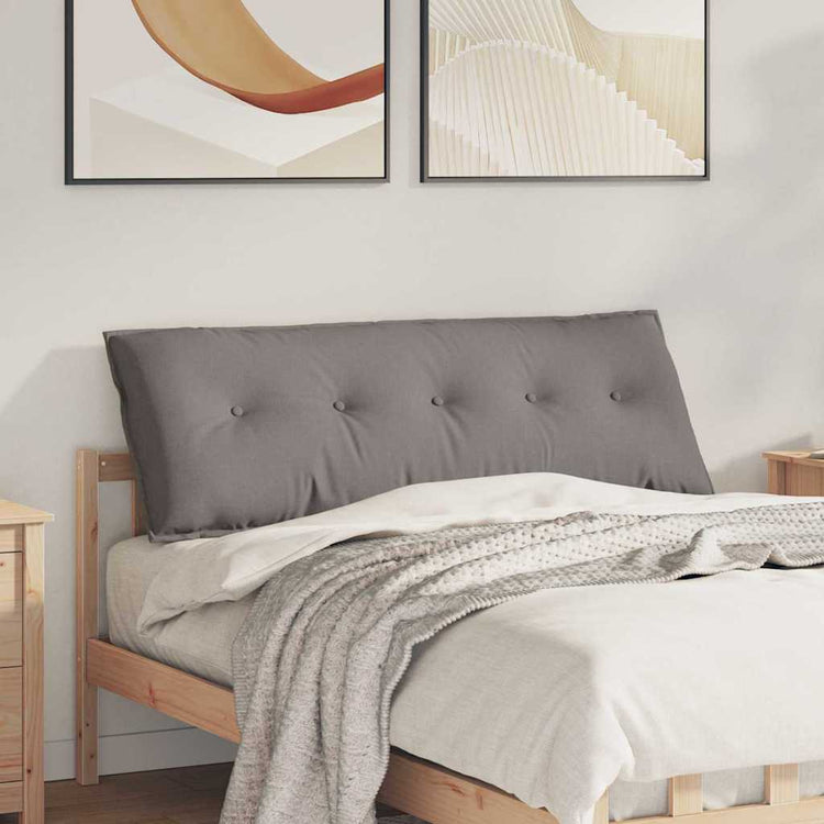 Vidaxx coussin de dossier taupe 140 x 19 x 50 cm tissu