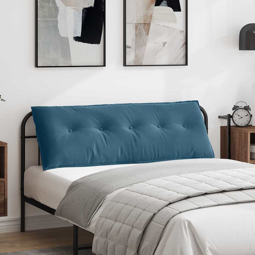 Vidaxx coussin de dossier bleu 140 x 50 cm tissu corde